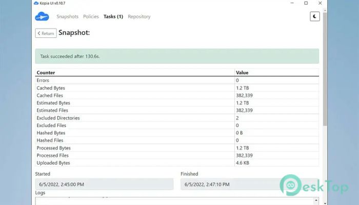 تحميل برنامج Kopia 0.17.0 برابط مباشر