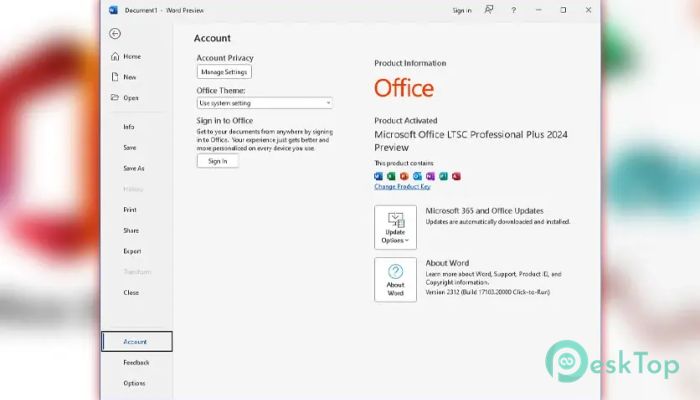 Microsoft Office 2024 Professional Plus 2024 Tam Sürüm Aktif Edilmiş Ücretsiz İndir