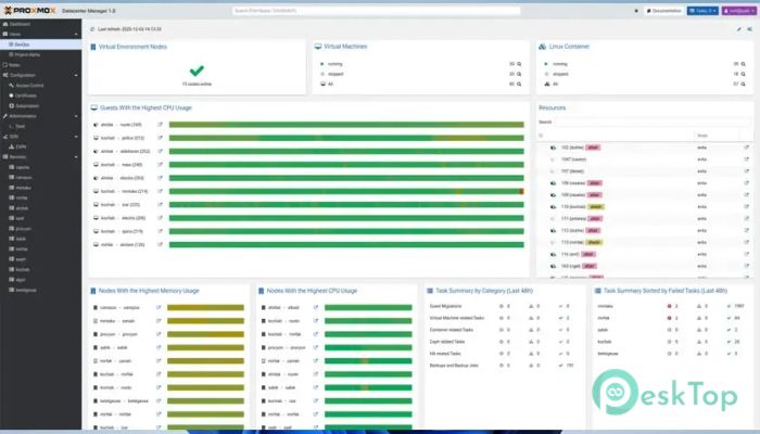 تحميل برنامج Proxmox Datacenter Manager  1.1 برابط مباشر