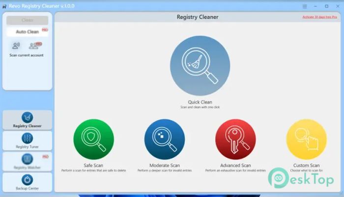 تحميل برنامج Revo Registry Cleaner Free 1.5.2 برابط مباشر
