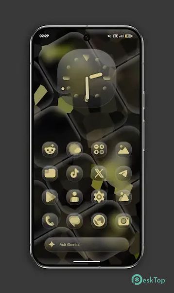 Glassy MaterialYou Icons 1.6.0 APK MOD Tam Ücretsiz İndir