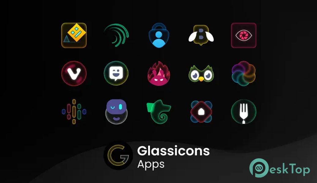 Glassicons Icon Pack v2.0.4.2 APK MOD Tam Ücretsiz İndir