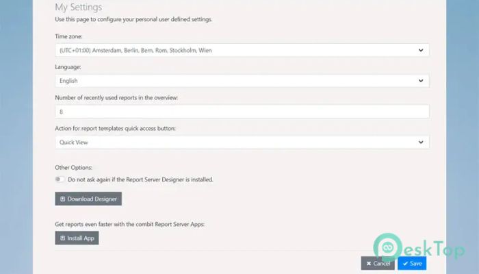 Télécharger Combit Report Server 31.2 Gratuitement Activé Complètement
