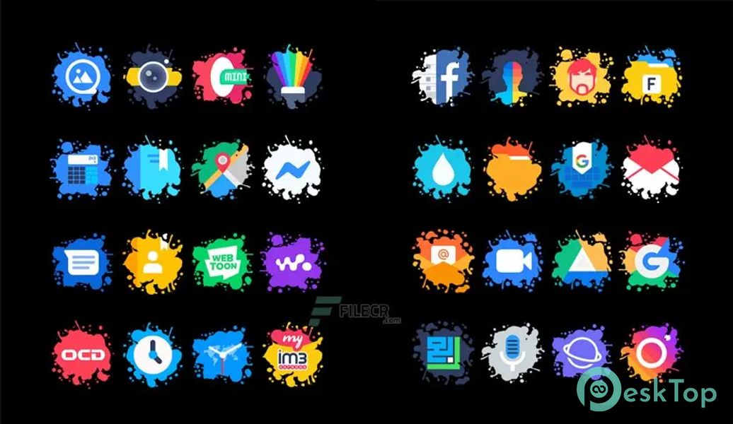 Splatter – Icon Pack v2.0 APK MOD Unlocked (Full) Free Download