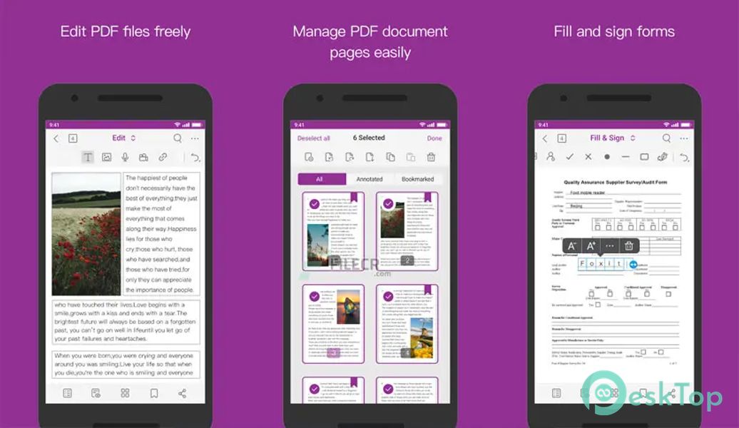 Foxit PDF Editor 2024.6.0.0614.0108 APK MOD Полная бесплатная загрузка