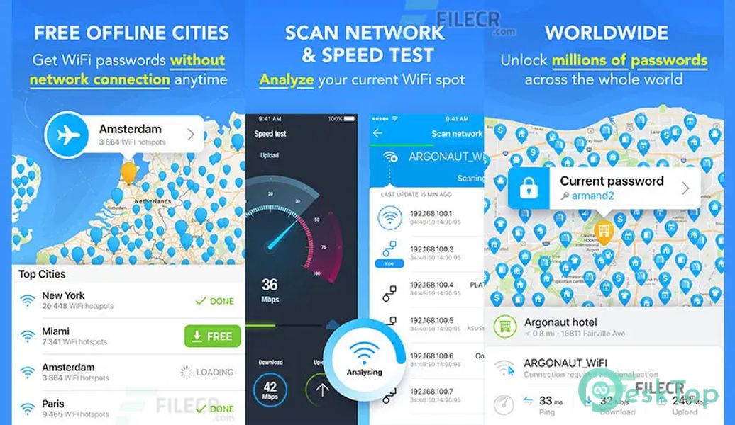 Télécharger WiFi Map Free Passwords v7.03.04 APK MOD Gratuitement et Complet