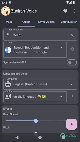 Télécharger Zueira’s Voice: Text to Speech 6.1.62 APK MOD Gratuitement et Complet