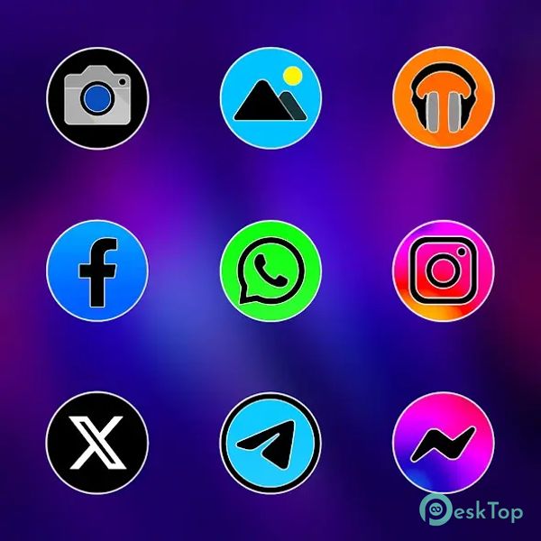 Télécharger Pixly Fluo - Icon Pack 7.0 APK MOD Gratuitement et Complet