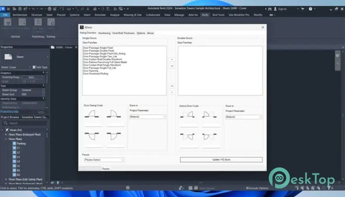 Archigrafix XDoor Door Swing Tool 24.2.0.0 Tam Sürüm Aktif Edilmiş Ücretsiz İndir