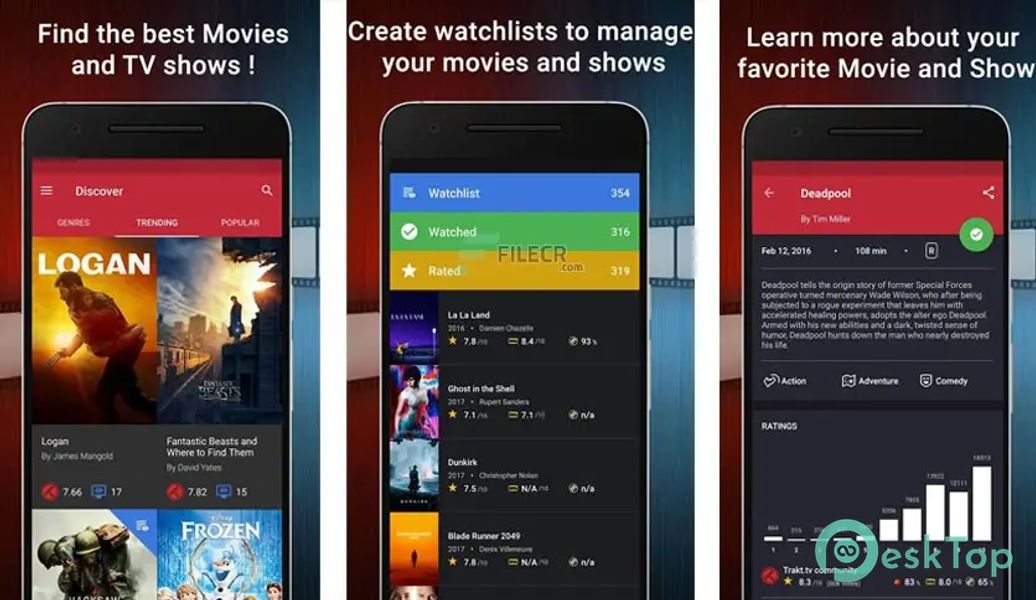 CineTrak – Your Movie and TV Show Diary v0.9.2 APK MOD Unlocked (Full) Free Download