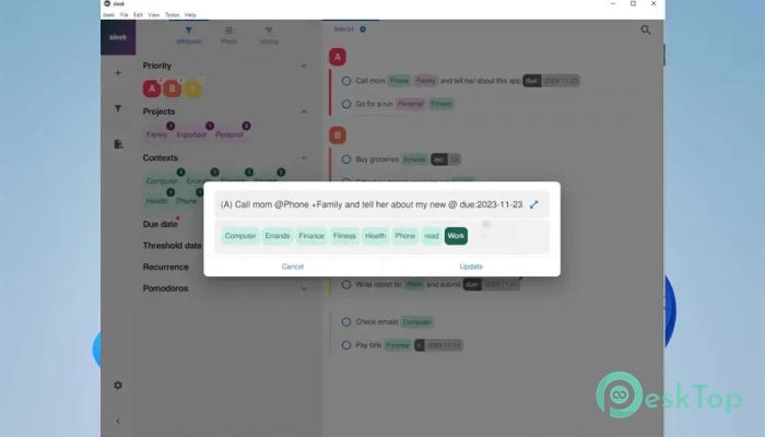 Télécharger Ransome Sleek Todo 2.0.21 Gratuitement Activé Complètement