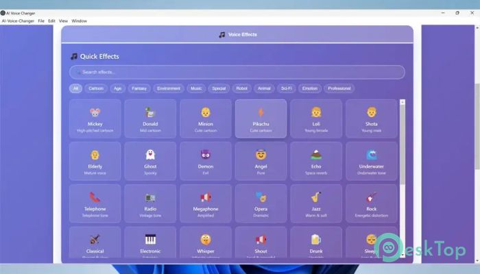 تحميل برنامج AI Voice Changer  5.5.2 برابط مباشر