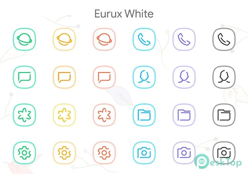 Eurux White - Icon Pack 2.8 APK MOD 完整免费下载