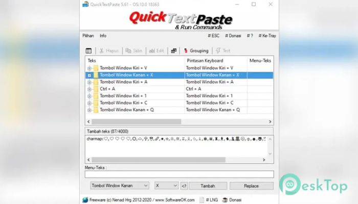 Скачать SoftwareOK QuickTextPaste 1.0 полная версия активирована бесплатно