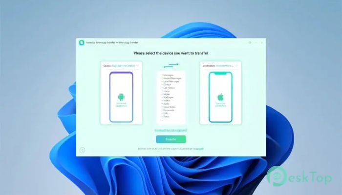 Скачать FonesGo WhatsApp Transfer 8.9.1 полная версия активирована бесплатно
