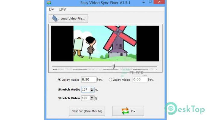  تحميل برنامج Easy Video Sync Fixer  1.3.4 برابط مباشر