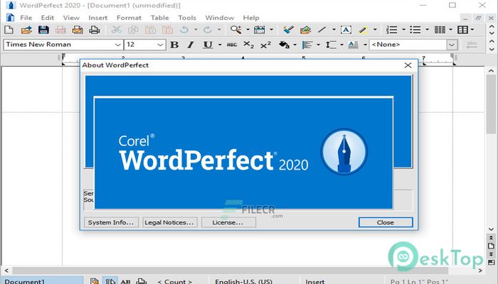 Corel WordPerfect Office Professional 2021  v21.0.0.194 Tam Sürüm Aktif Edilmiş Ücretsiz İndir