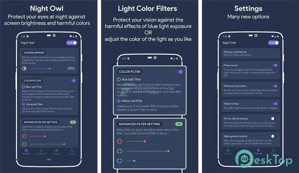 Night Owl – Screen Dimmer & Night Mode