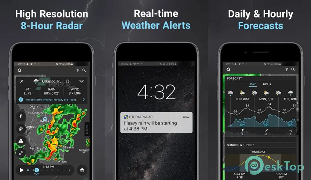 Weather Radar Live Tracker PRO v1.0 APK MOD Полная бесплатная загрузка