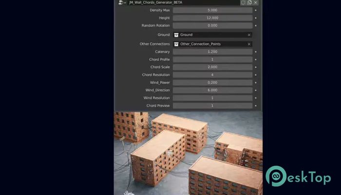 Geometrynodes Setup - Electric Line Generator Blender