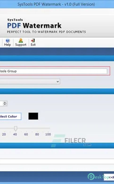 下载 SysTools PDF Watermark 5.0 免费完整激活版