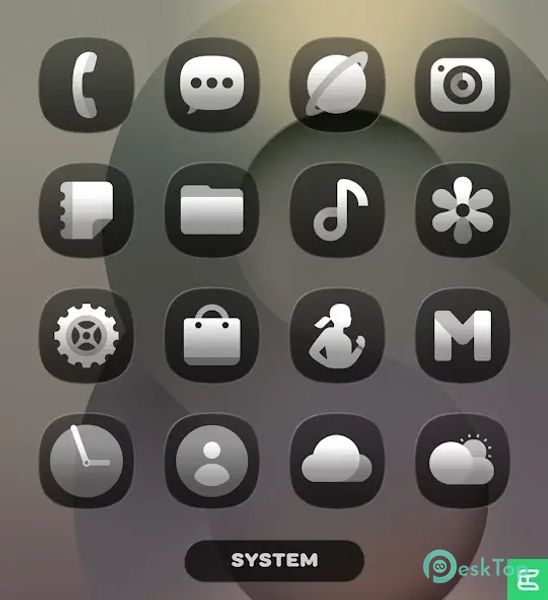 OneGlass (Dark) - Icon Pack 2.0 APK MOD Unlocked (Full) Free Download