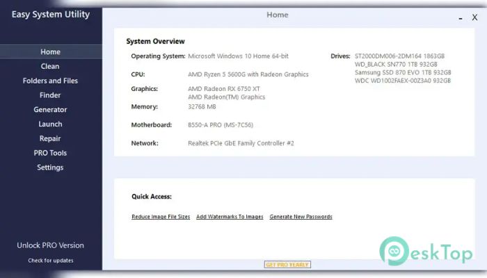 Easy System Utility Pro 1.1.24 Tam Sürüm Aktif Edilmiş Ücretsiz İndir