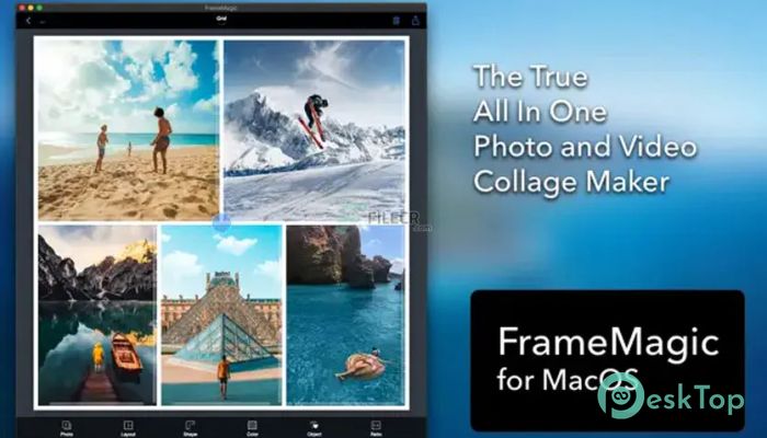 FrameMagic – Collage Maker Pro  3.6.4 Mac İçin Ücretsiz İndir