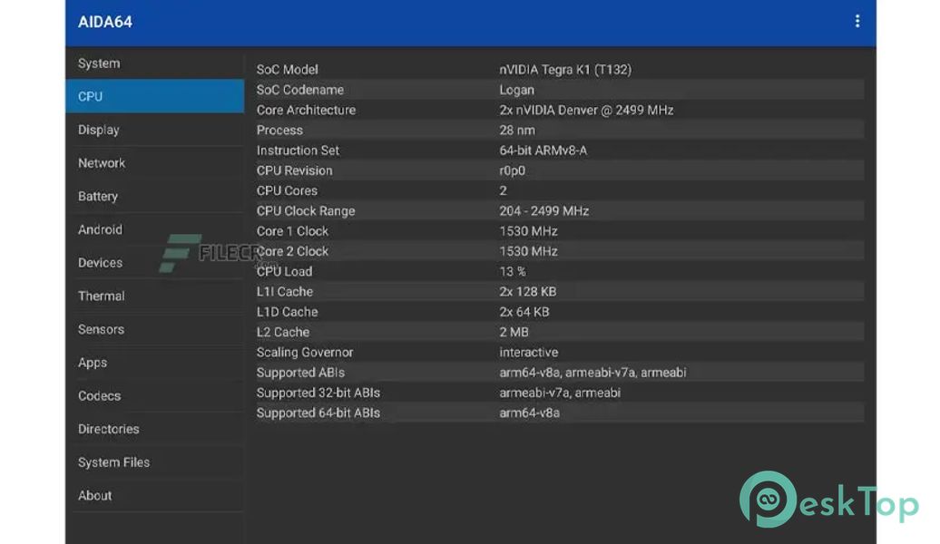 AIDA64 2.11 APK MOD تحميل مجاني كامل