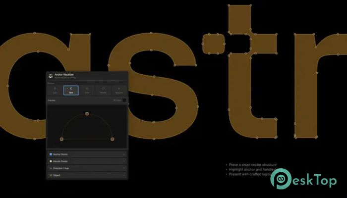 Anchor Visualizer - Bezier Structure Plugin for Illustrator