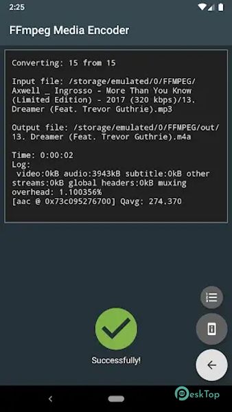 FFmpeg Media Encoder 6.0.0_11 APK MOD Полная бесплатная загрузка