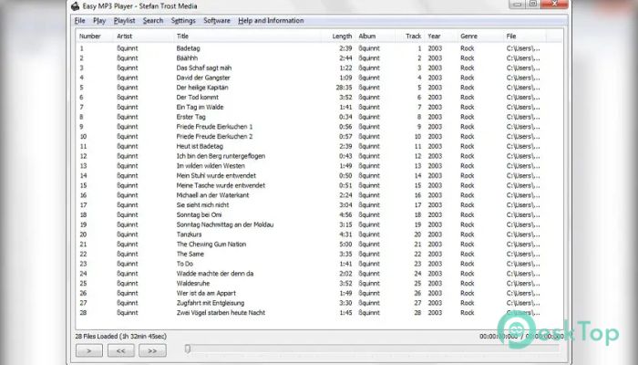 تحميل برنامج Stefan Trost EasyMusicPlayer 1.0 برابط مباشر