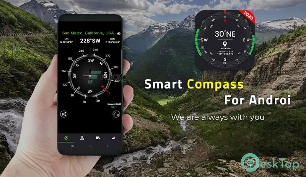 Digital Compass for Android v23.5 APK MOD フル無料ダウンロード