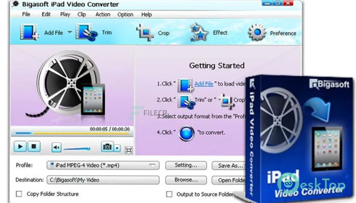 Download Bigasoft iPad Video Converter  5.6.4.8368 Free Full Activated