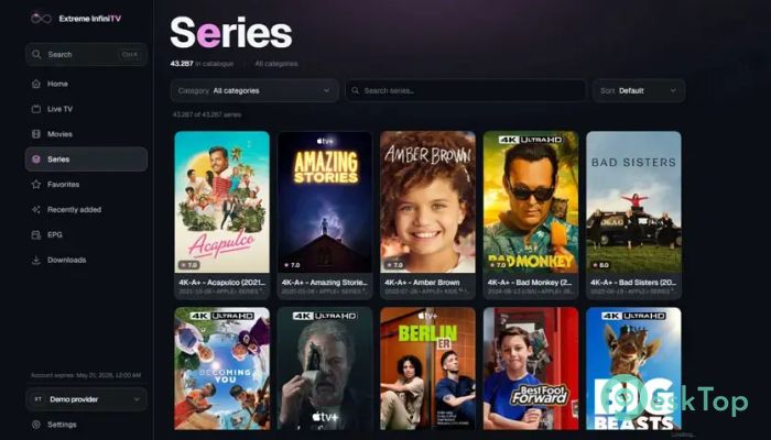 Descargar Extreme InfiniTV 1.6.4 Completo Activado Gratis