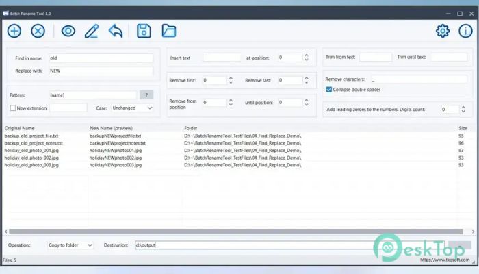 Descargar TkoSoft Batch Rename Tool 1.0 Completo Activado Gratis