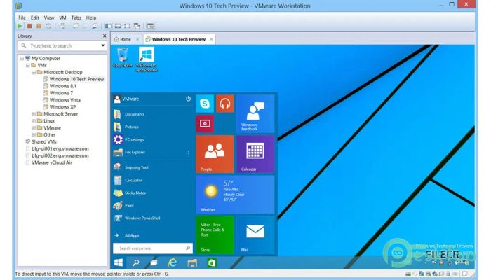 Télécharger VMware Workstation Player 17.5.2 Commercial Gratuitement Activé Complètement