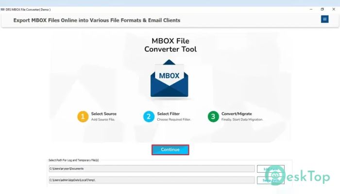 تحميل برنامج MigrateEmails MBOX Migrator 1.0 برابط مباشر