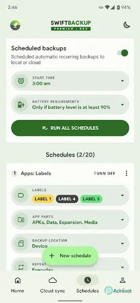 Swift Backup 5.04 APK MOD Unlocked (Full) Free Download