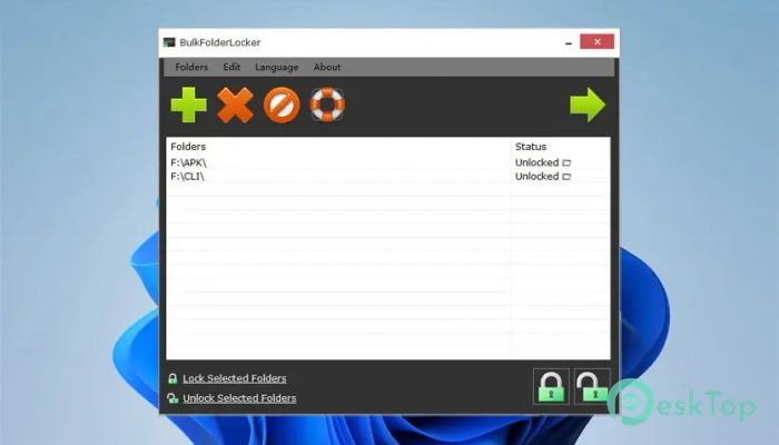 Descargar BulkFolderLocker  1.0.1 Completo Activado Gratis