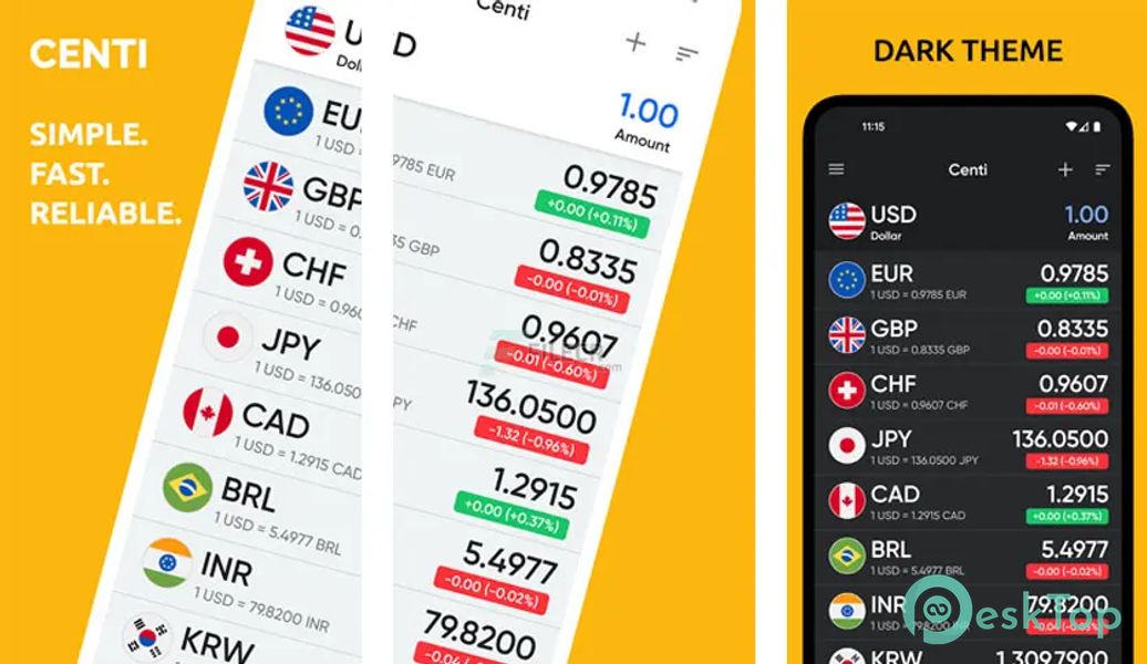 Centi PRO - Currency Converter 7.1.1 APK MOD Descarga gratuita completa