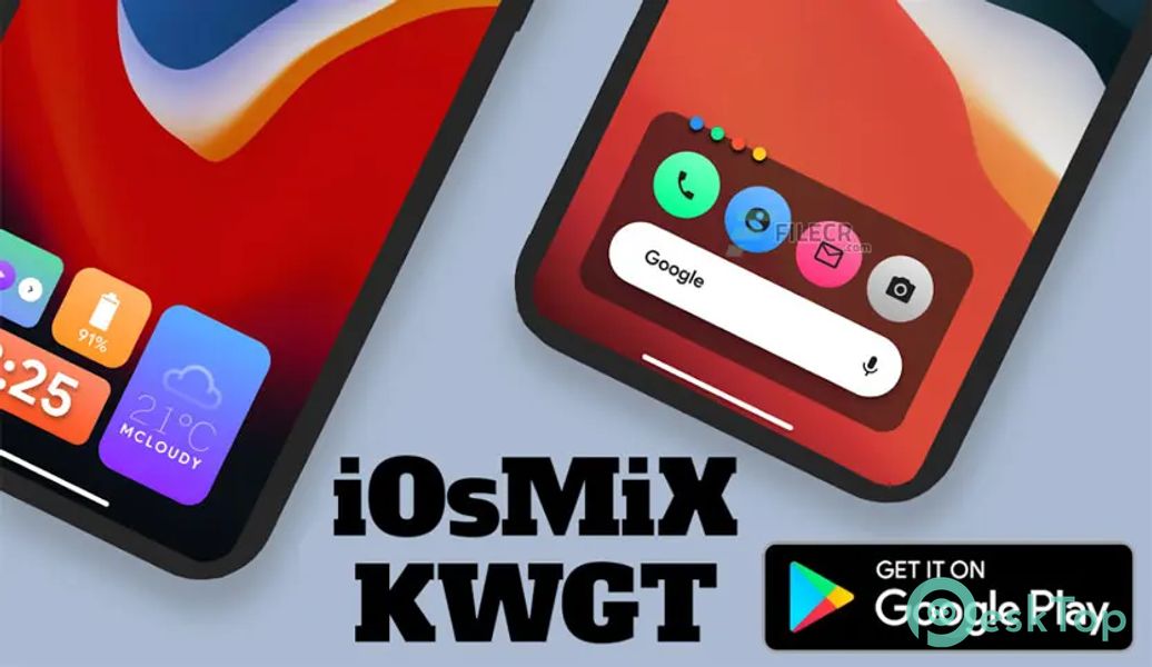 iOsMiX KWGT 1.7.3 APK MOD Tam Ücretsiz İndir