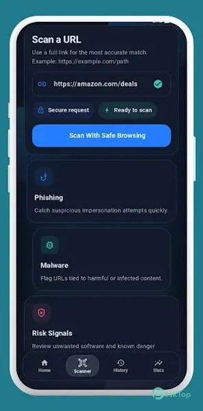 Scan My URL - AI Link Checker 1.0.9 APK MOD تحميل مجاني كامل