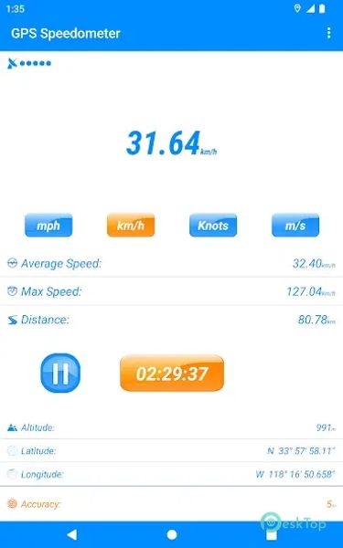 GPS Speedometer - Offline 3.7.6 APK MOD Tam Ücretsiz İndir