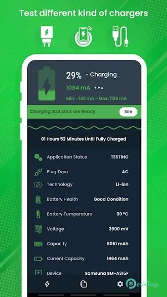 Charger Tester & Ampere Meter 2.0.1 APK MOD フル無料ダウンロード