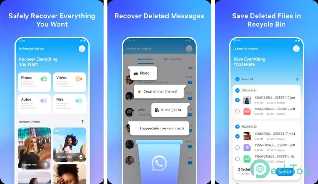 Dr.Fone - Photo & Data Recovery 5.3.1.901 APK MOD フル無料ダウンロード