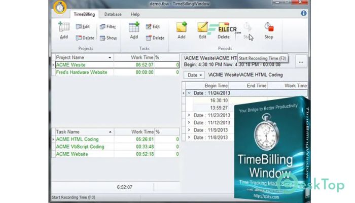  تحميل برنامج ZPAY TimeBillingWindow 2.0.34 برابط مباشر