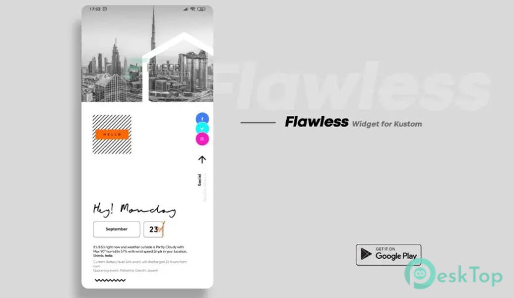 Flawless KWGT v16.0 APK MOD Полная бесплатная загрузка