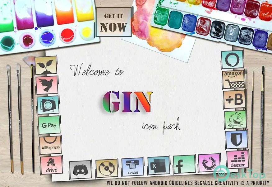 Télécharger Gin Icon Pack 226.0 APK MOD Gratuitement et Complet