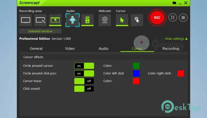 تحميل برنامج ASCOMP Screencapt Professional 1.000 برابط مباشر